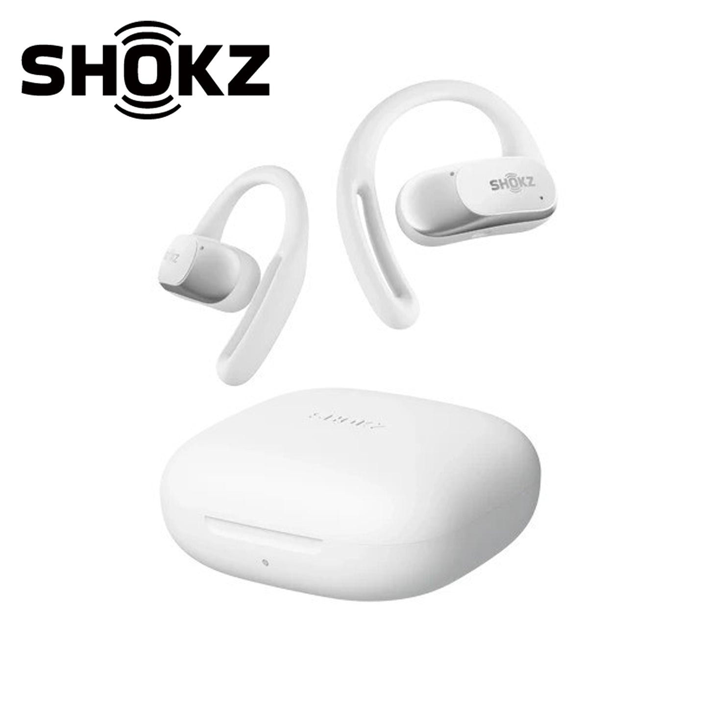 SHOKZ OpenFit Air DirectPitch Open-Ear Headphones - White