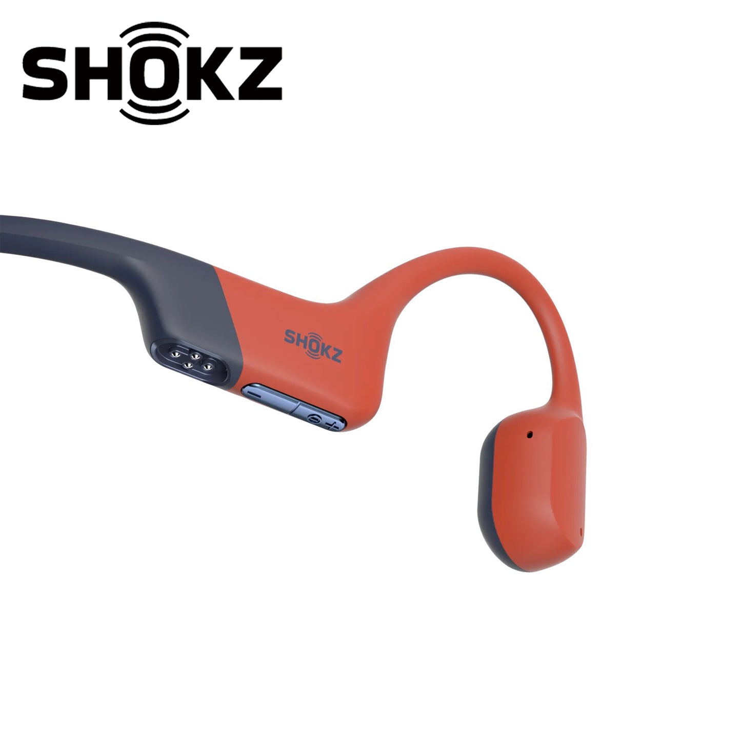 SHOKZ OpenSwim Pro IP68 Waterproof Bone Conduction Sport Headphones - Red