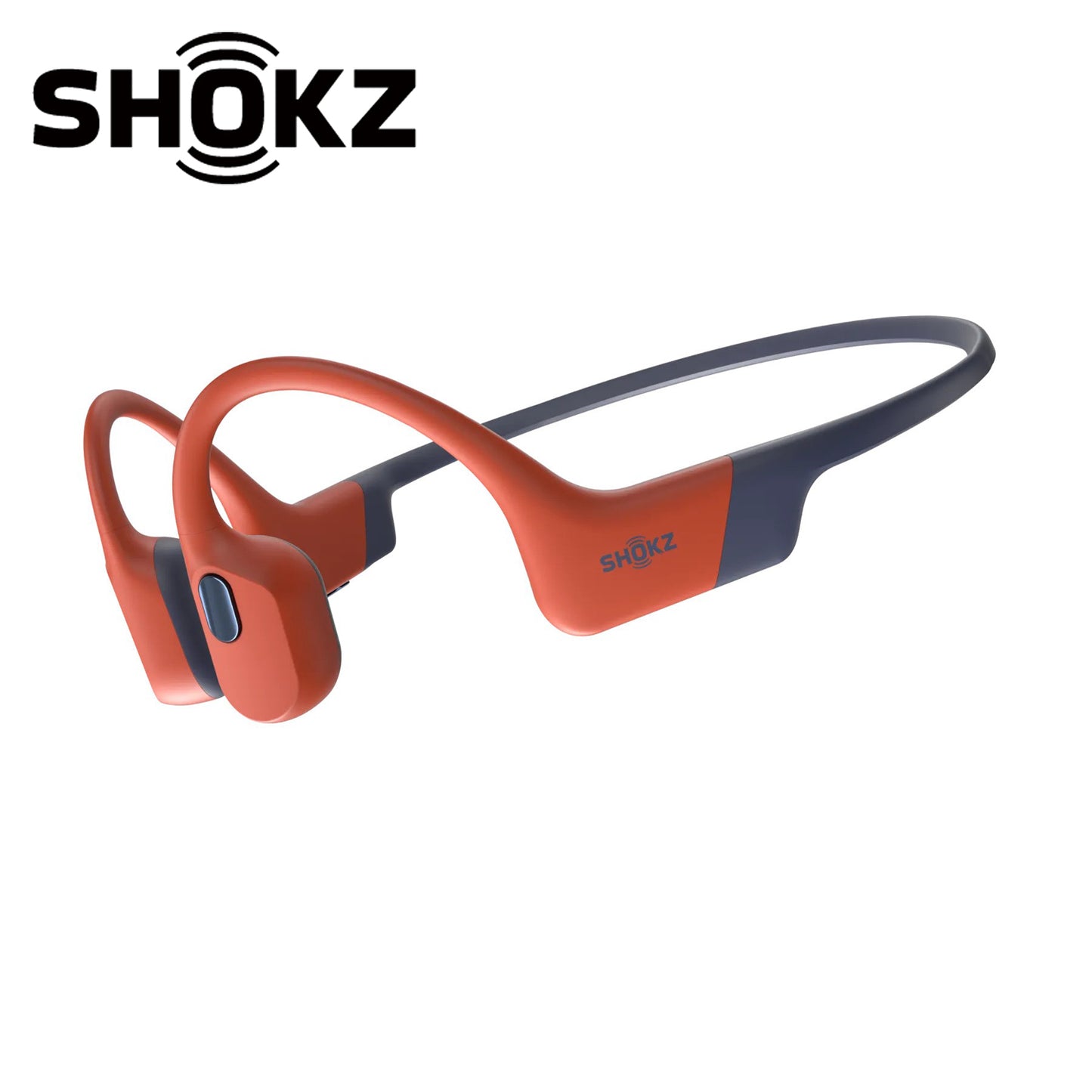 SHOKZ OpenSwim Pro IP68 Waterproof Bone Conduction Sport Headphones - Red