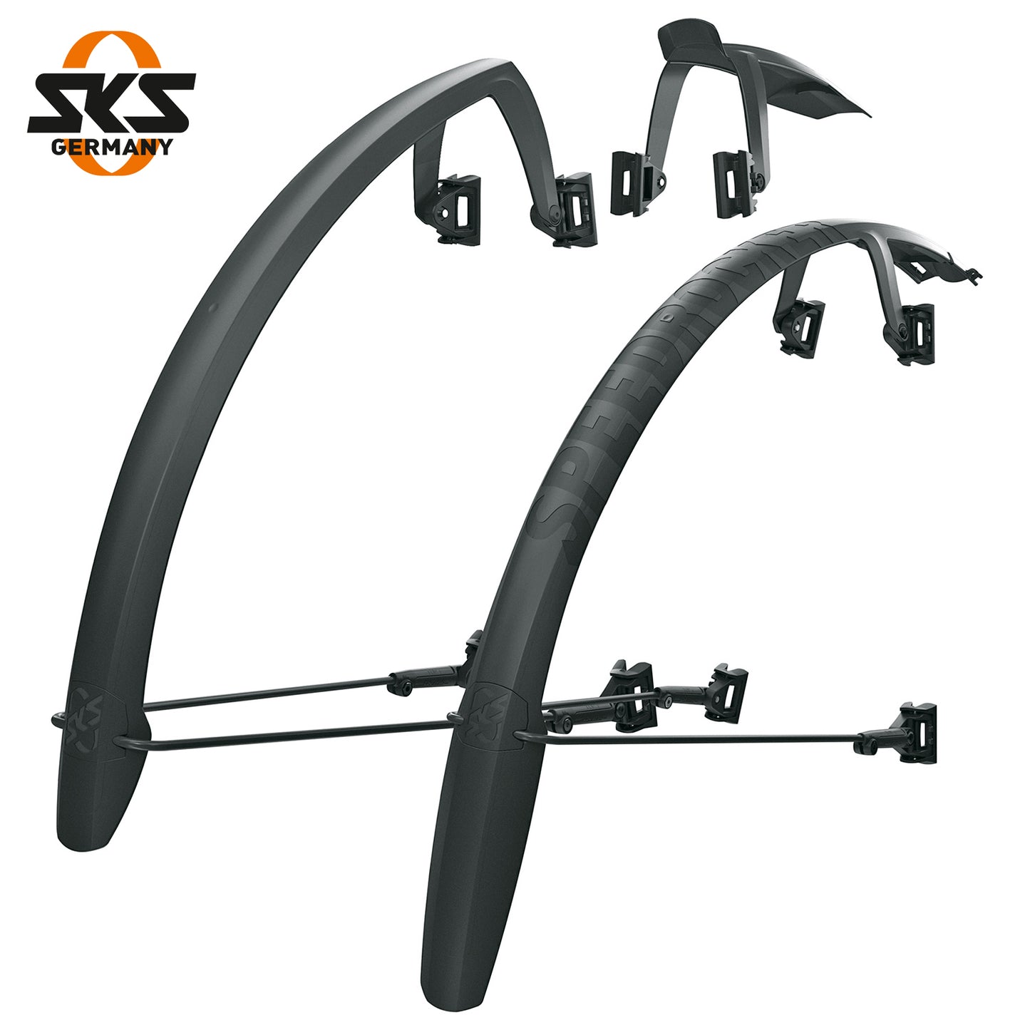 SKS Mudguard Gravel SpeedRocker Set - Black