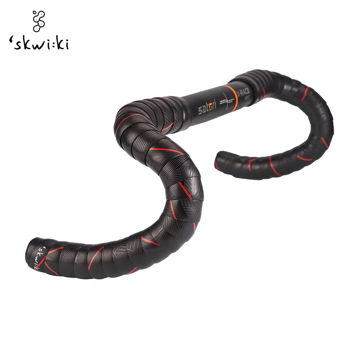 Skwiki SK-BT-07-002 Kaleido Elite Handlebar Bar Tape - Stealth Black