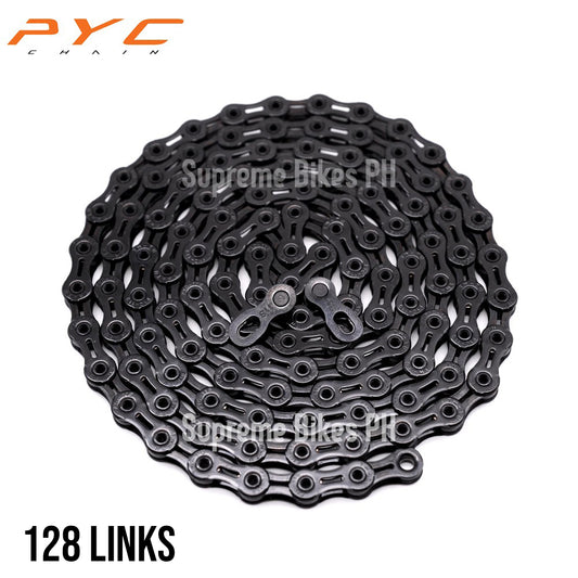 PYC SP1101 11-Speed Ultralight Hollow Chain 128 links - Black