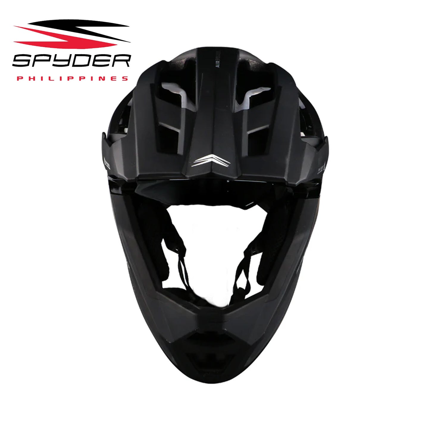 Spyder Airframe MTB Full Face Fidlock Bike Helmet - Matte Black