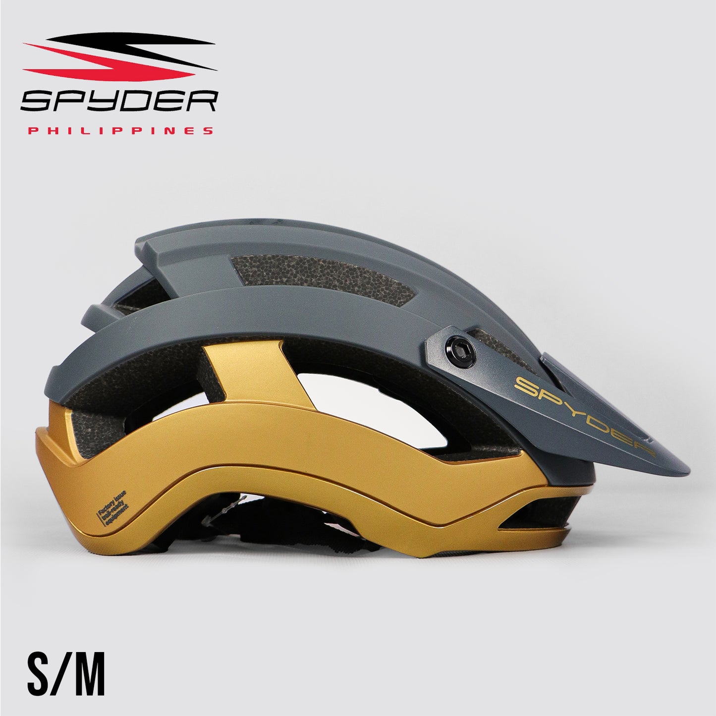 Spyder BERM MTB Fidlock Bike Helmet - Navy Blue / Gold