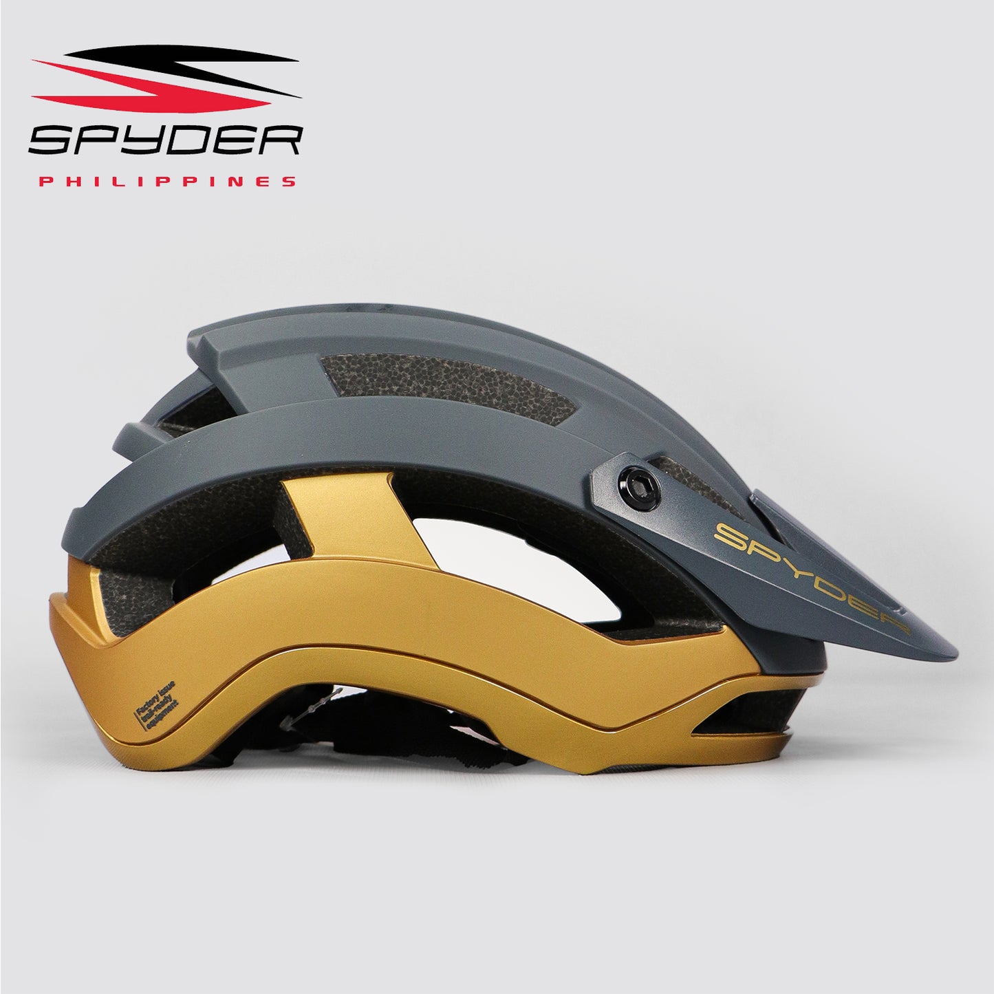 Spyder BERM MTB Fidlock Bike Helmet - Navy Blue / Gold