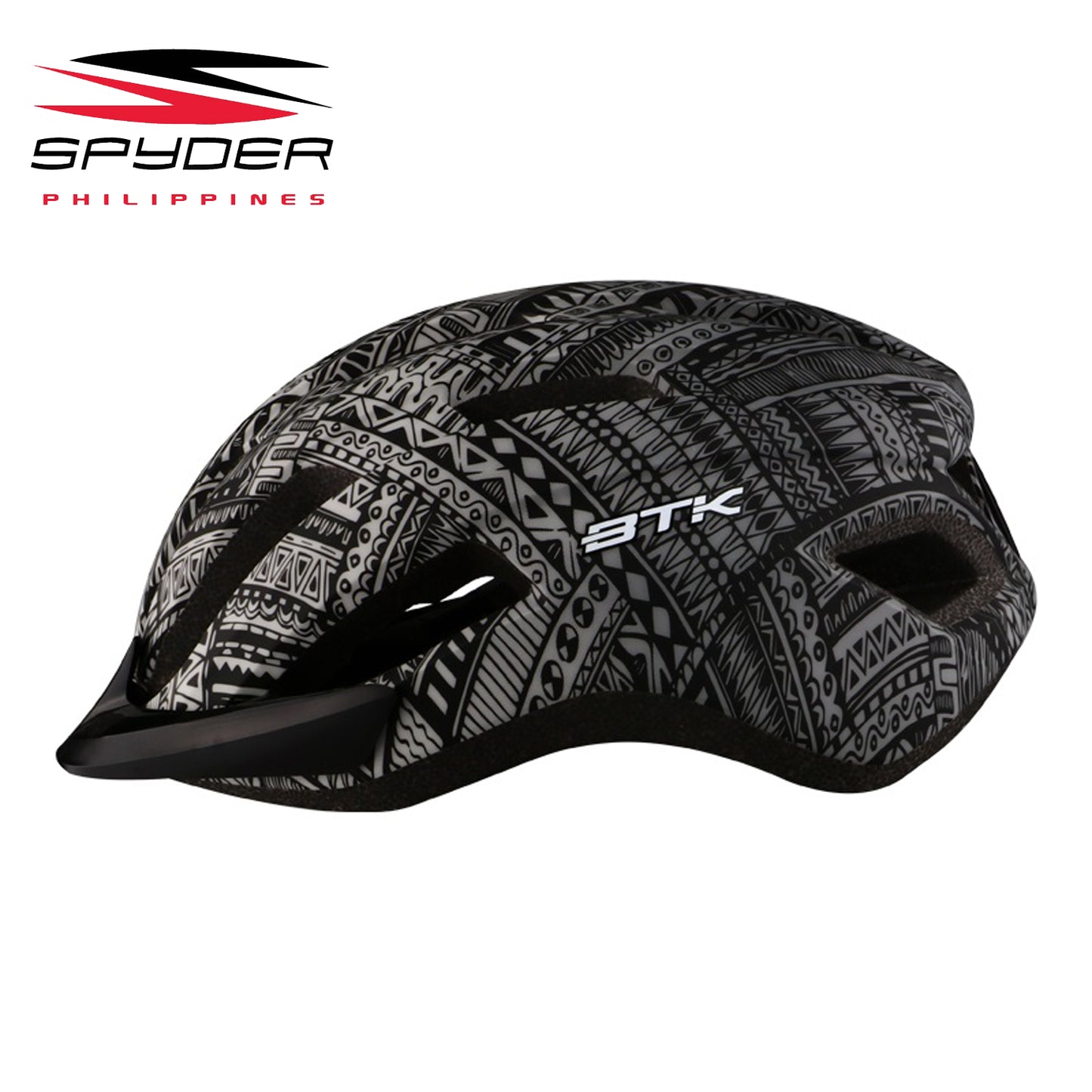 Spyder BTK Ridge G S1 MTB Bike Helmet - Black/Grey