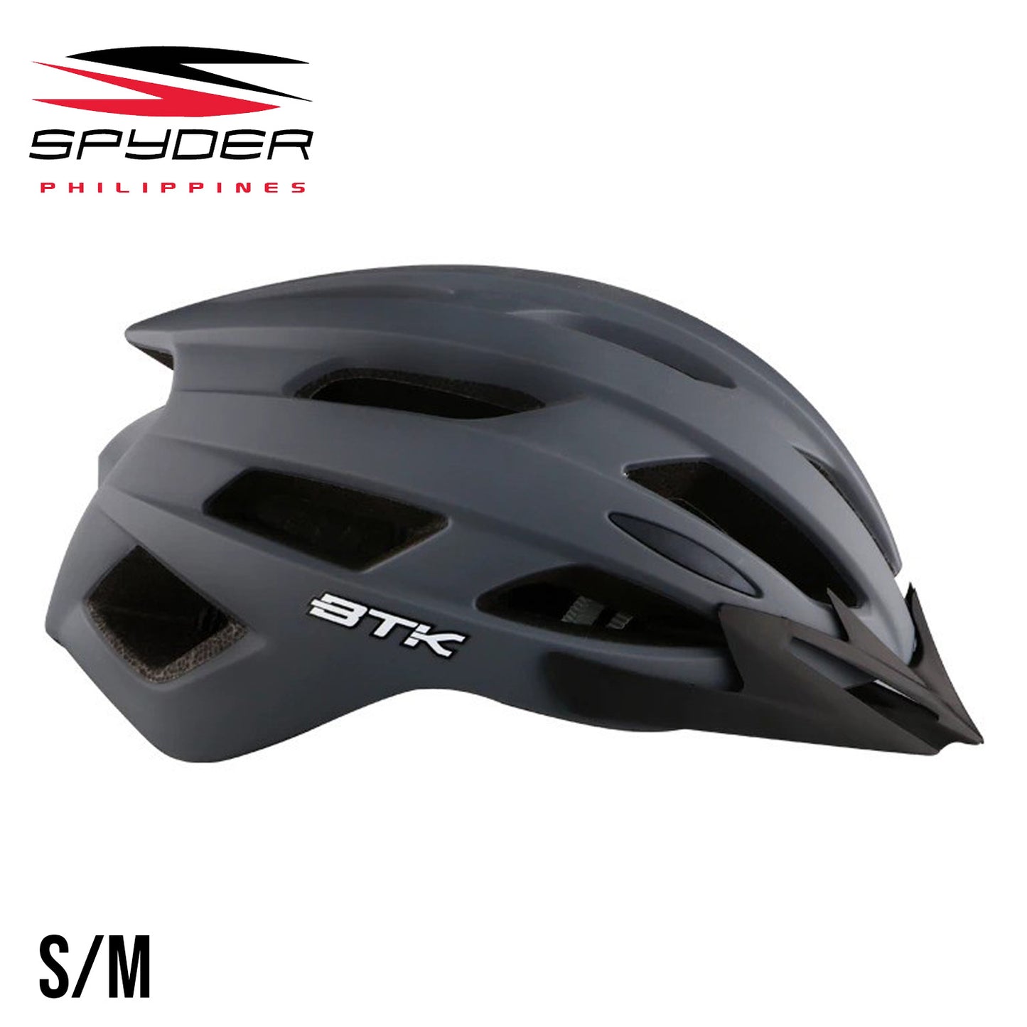 Spyder BTK Timber P S0 MTB Bike Helmet - Matte Cool Gray