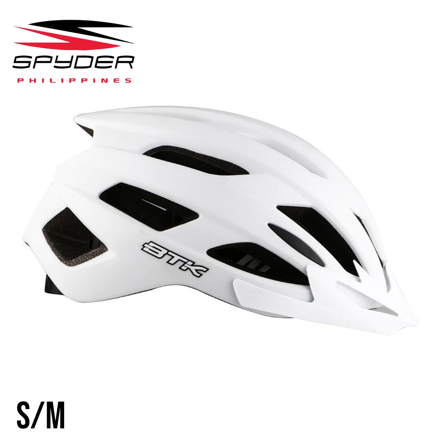 Spyder BTK Timber P S0 MTB Bike Helmet - White