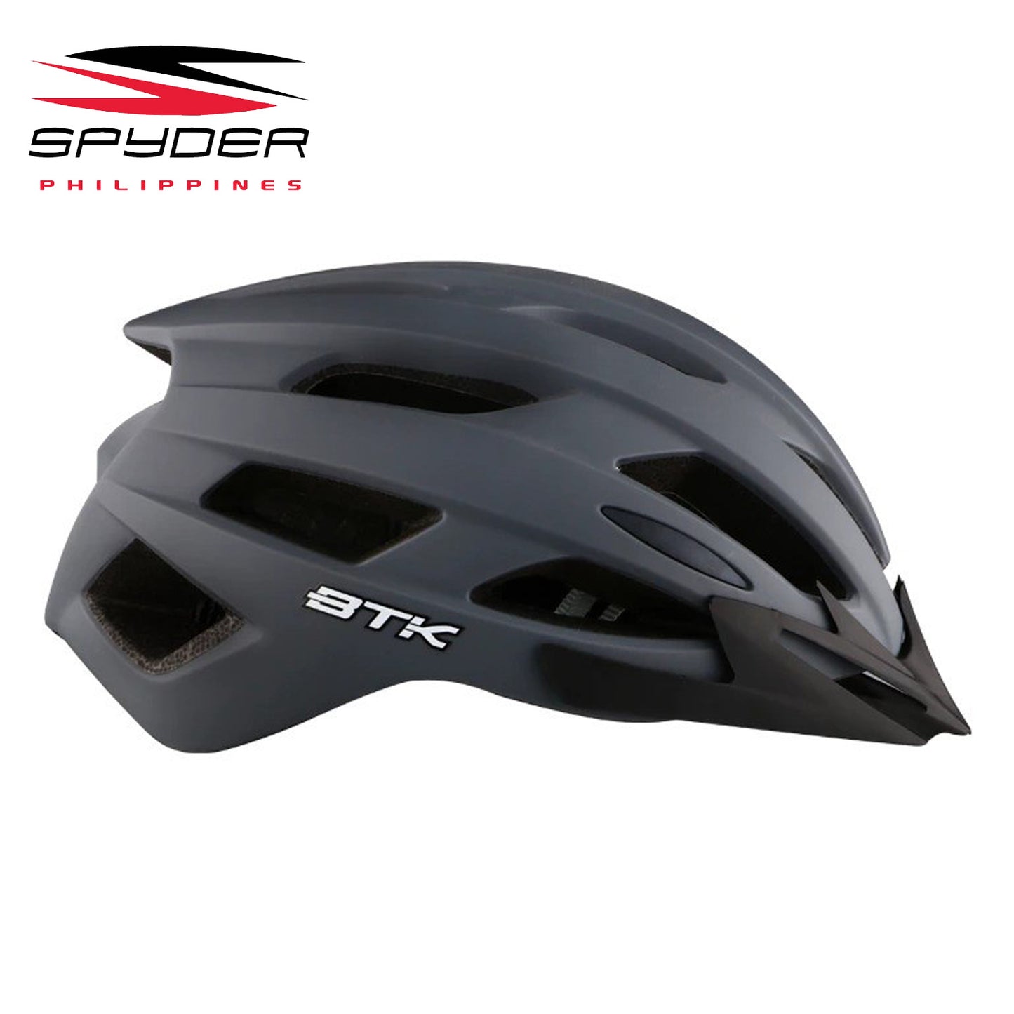 Spyder BTK Timber P S0 MTB Bike Helmet - Matte Cool Gray