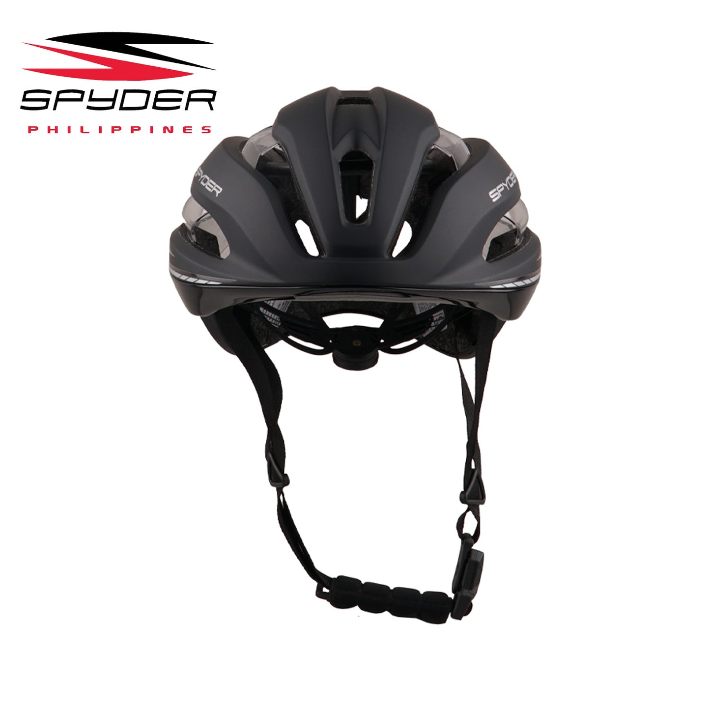 Spyder Fizix Road Bike Helmet with MagLock Ultra-Lightweight - Matte Black
