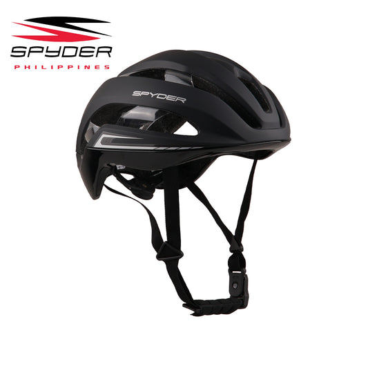 Spyder Fizix Road Bike Helmet with MagLock Ultra-Lightweight - Matte Black