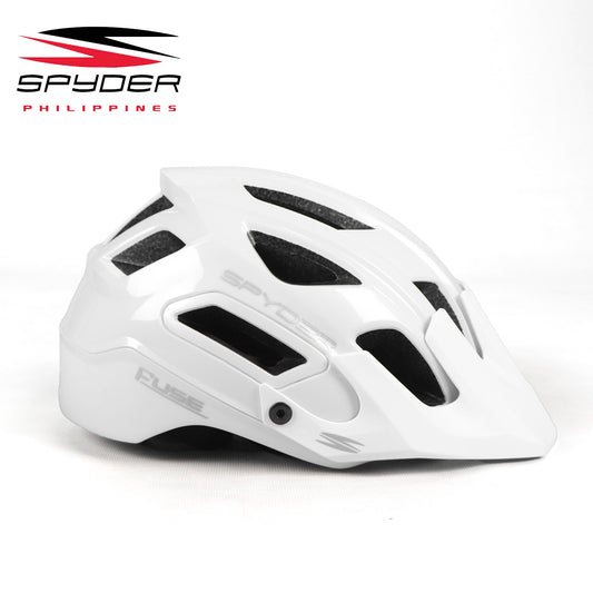 Spyder FUSE All-Mountain / Trail MTB Helmet - Pearl White