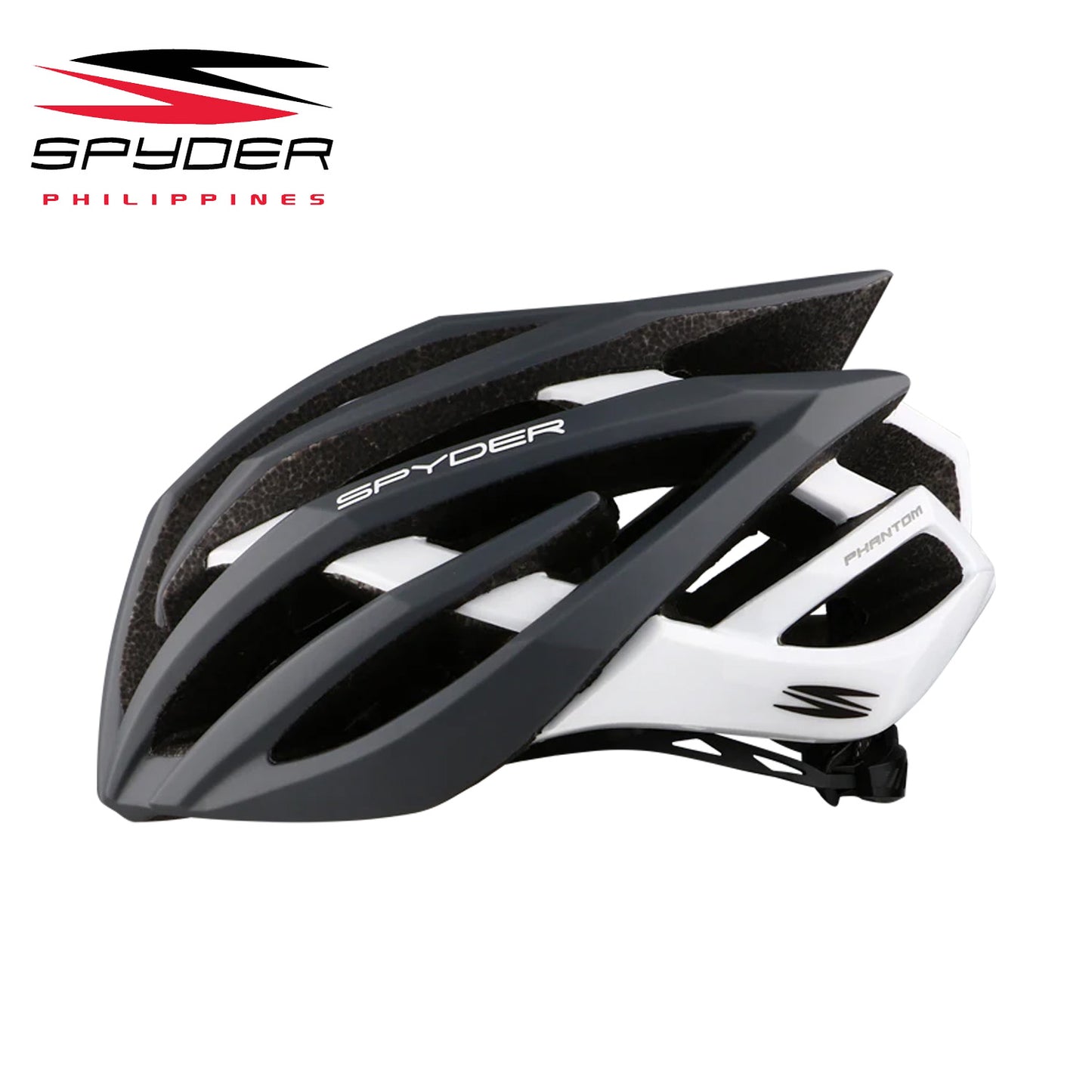 Spyder PHANTOM Bike Helmet for Road - Grey/White