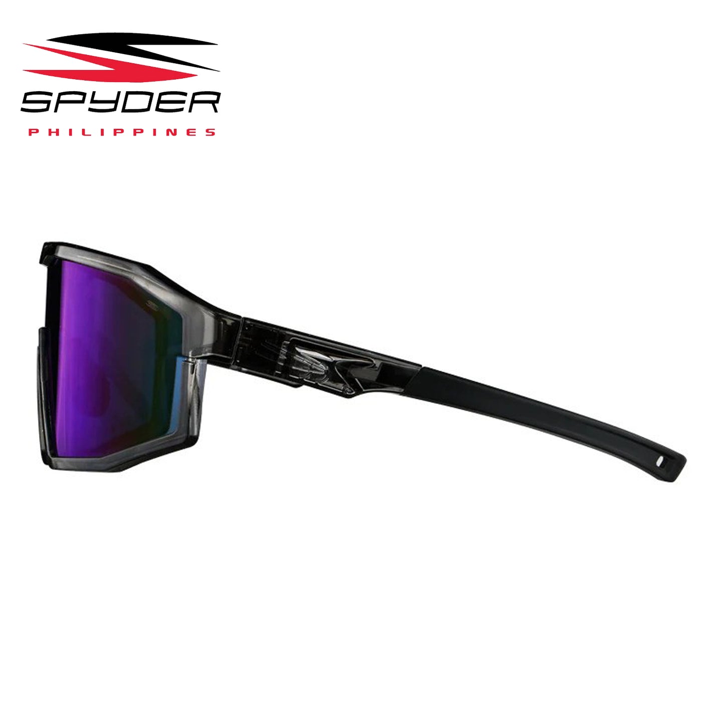 Spyder Craft (PCM) Polycarbonate Mirrored Performance Eyewear - 3S050 Shiny Crystal Grey