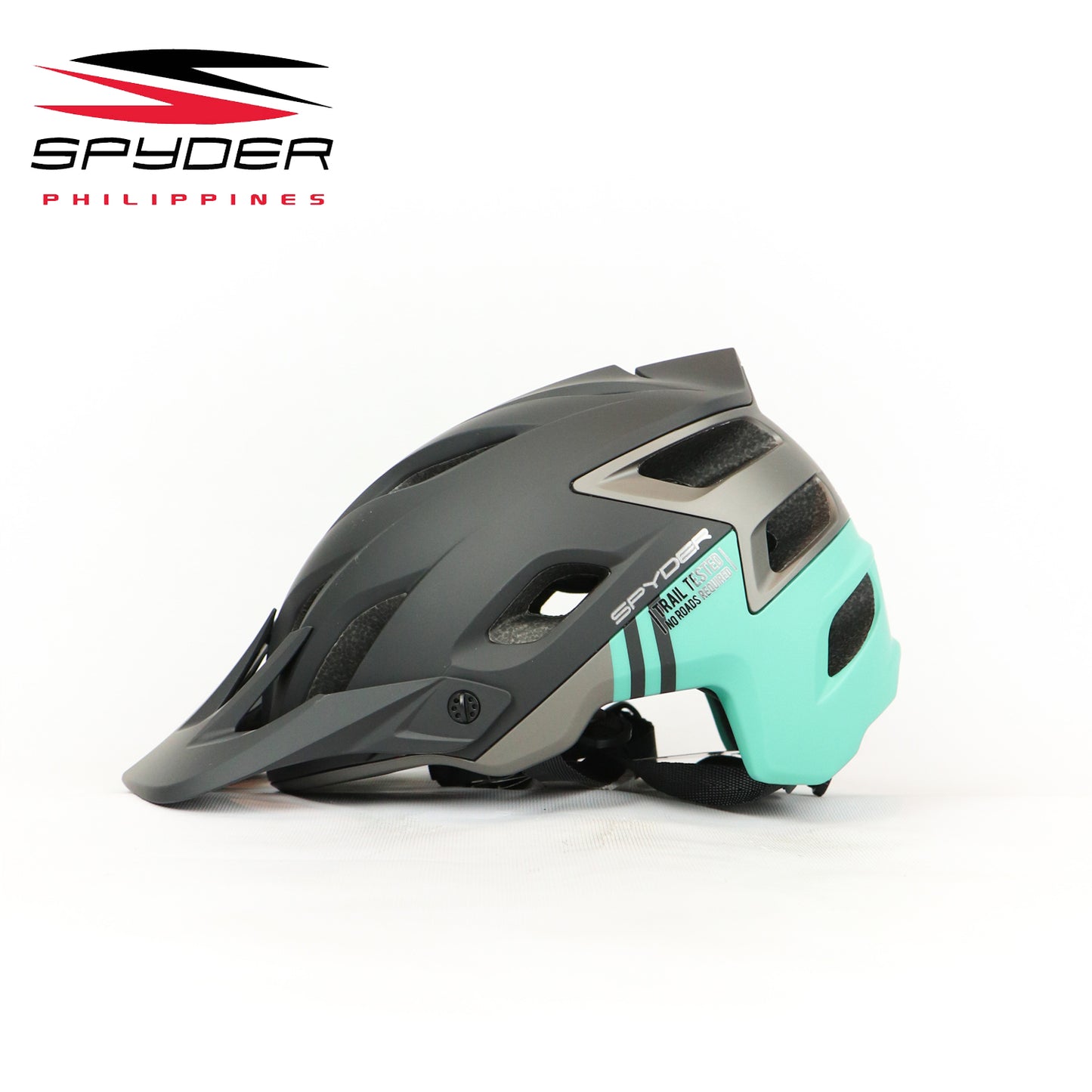 Spyder SpinTech MTB Bike Helmet with MagLock Ultra-Lightweight - Black/Green