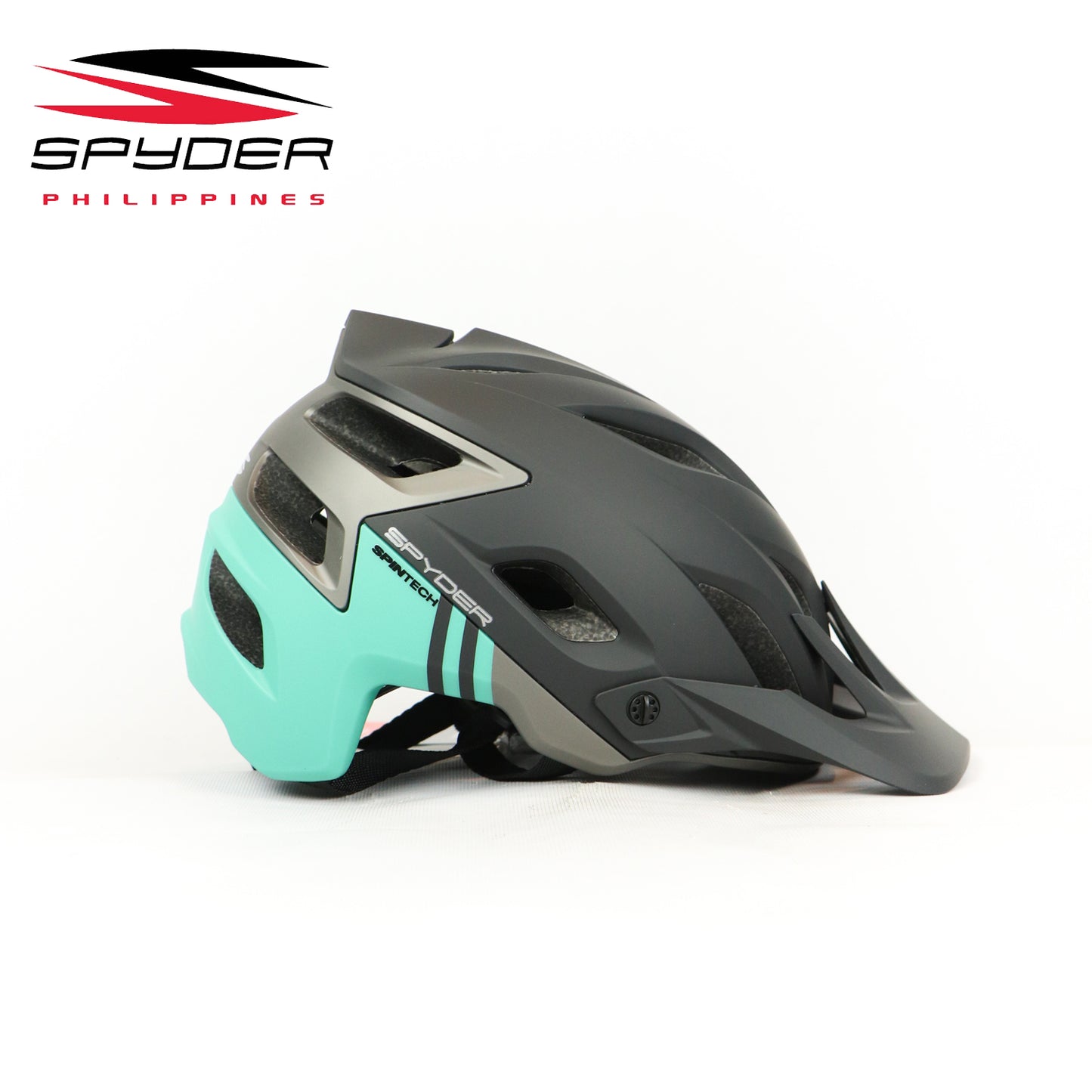 Spyder SpinTech MTB Bike Helmet with MagLock Ultra-Lightweight - Black/Green