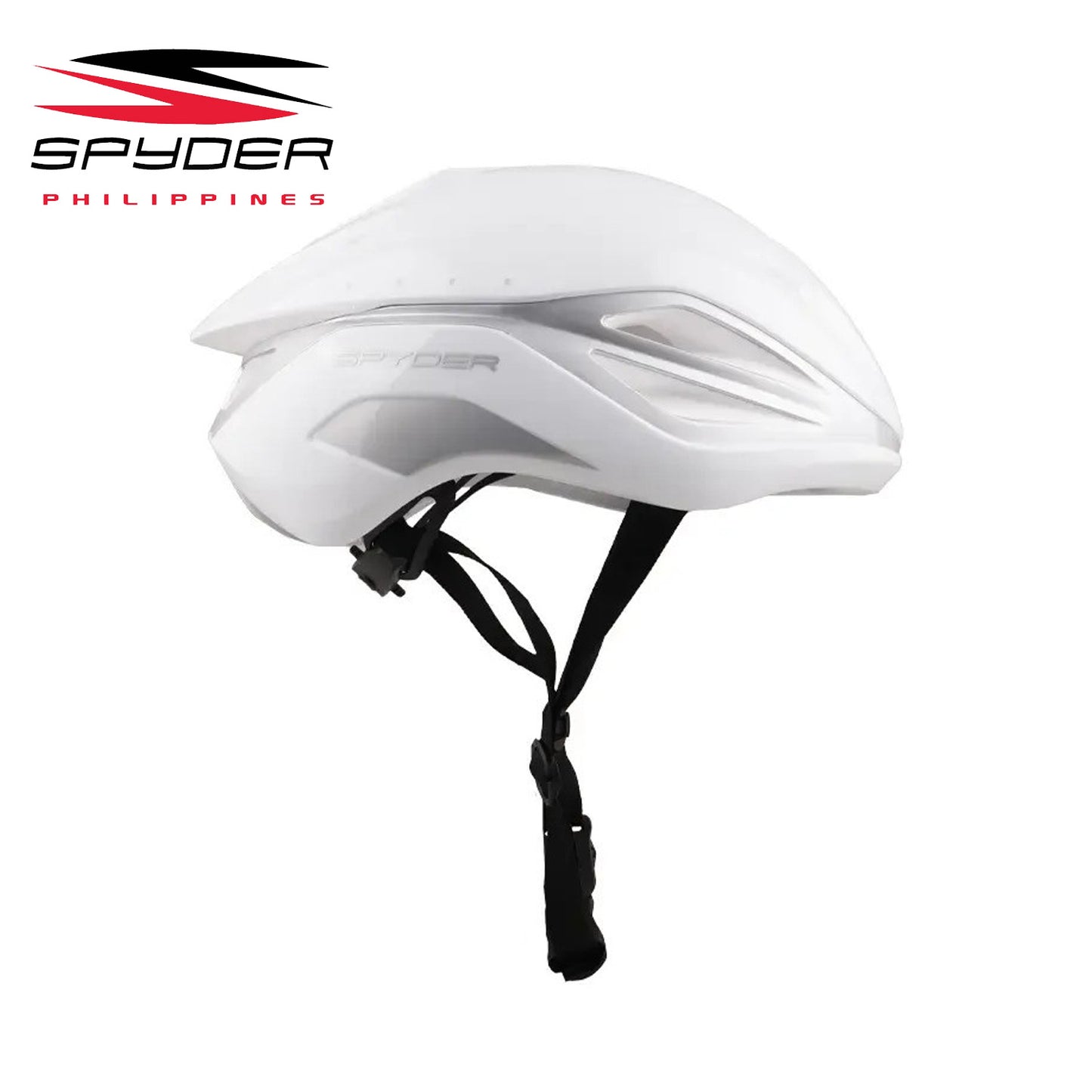 Spyder VELO II Ultra Lightweight Megaflow Road Bike Helmet - White / Silver