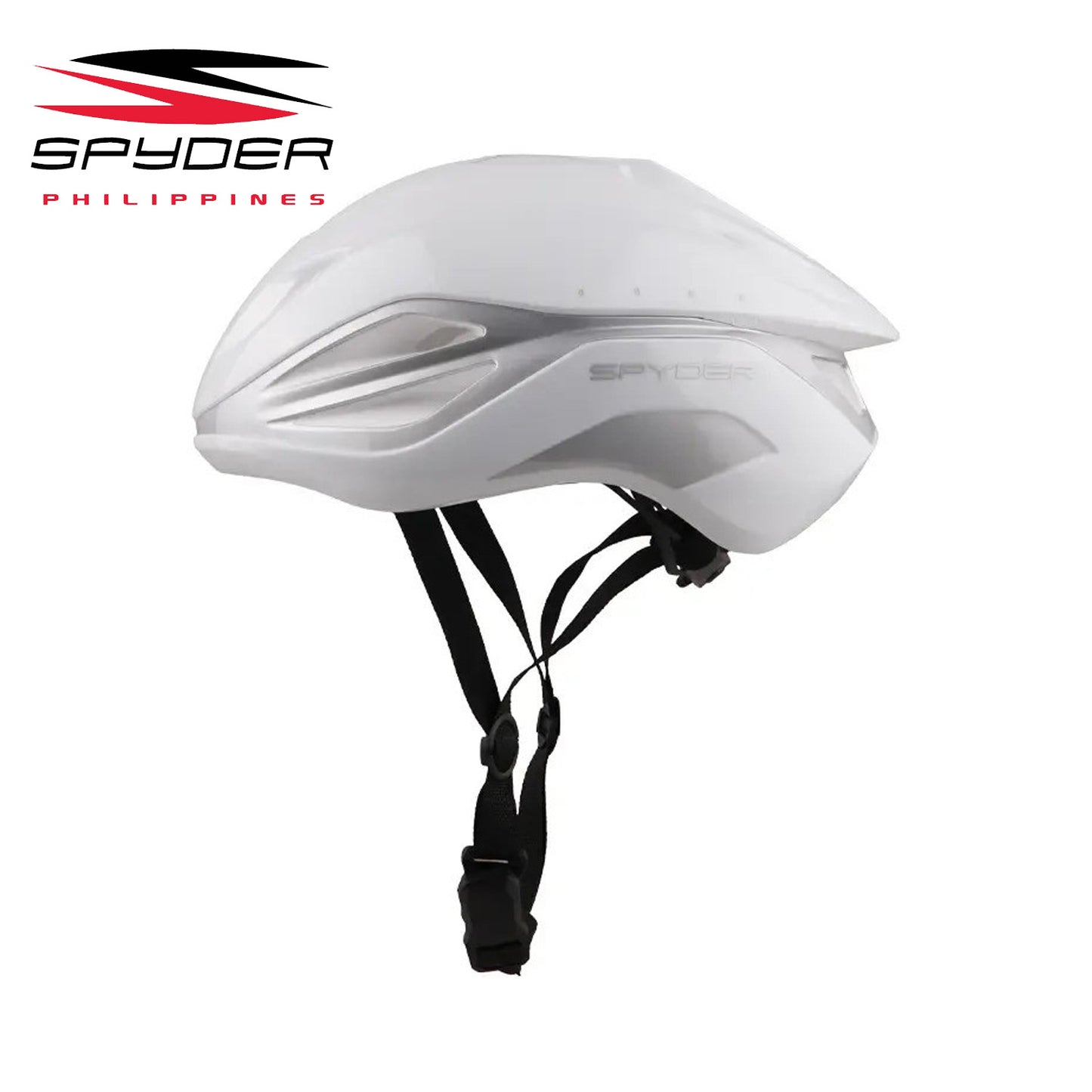 Spyder VELO II Ultra Lightweight Megaflow Road Bike Helmet - White / Silver