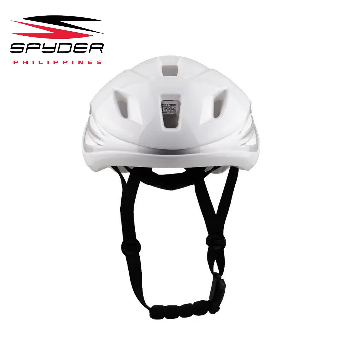 Spyder VELO II Ultra Lightweight Megaflow Road Bike Helmet - White / Silver
