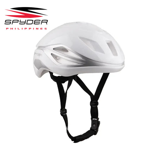 Spyder VELO II Ultra Lightweight Megaflow Road Bike Helmet - White / Silver