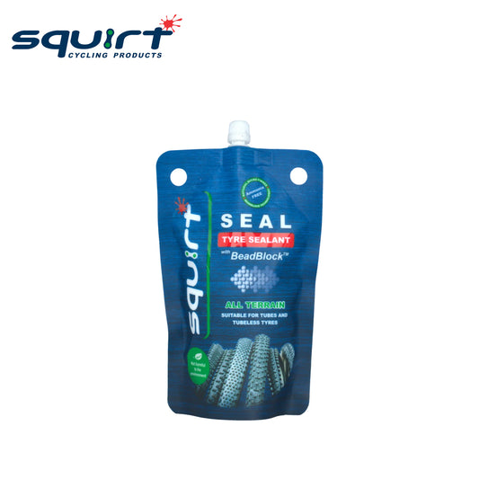 Squirt SEAL Tire Sealant w/ BeadBlock EasyFill Pouch