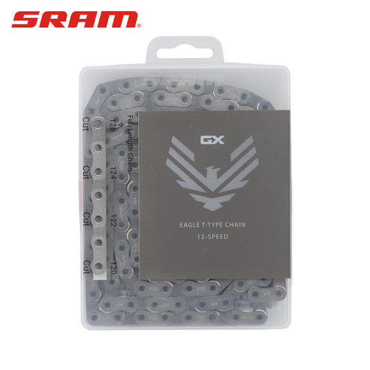 SRAM GX Eagle T-Type Flattop 12-Speed Bike Chain - Silver
