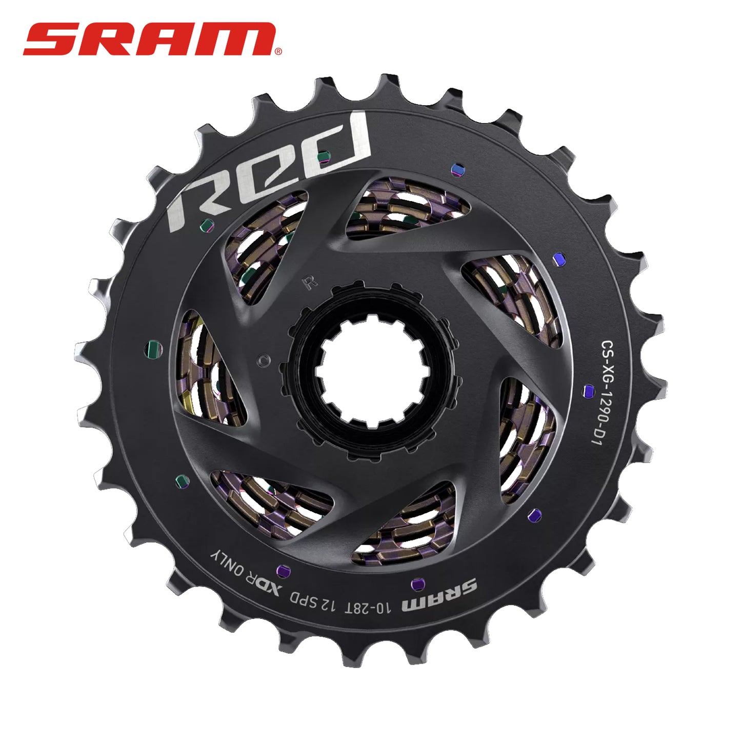 SRAM RED XG-1290 12-Speed Rainbow Cassette Sprocket