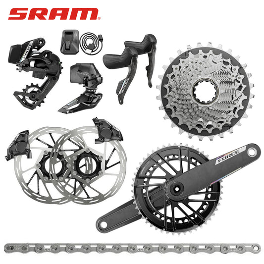 SRAM Force AXS E1 Road Groupset 2x13-Speed 165mm 10-36T