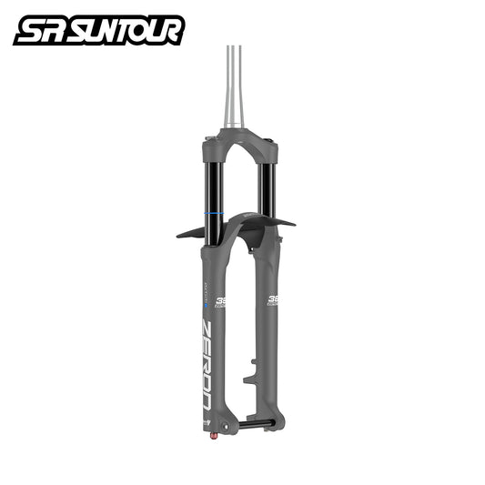SR Suntour SF25 Zeron36 Boost 27.5 MTB Bike Fork Tapered - Gray