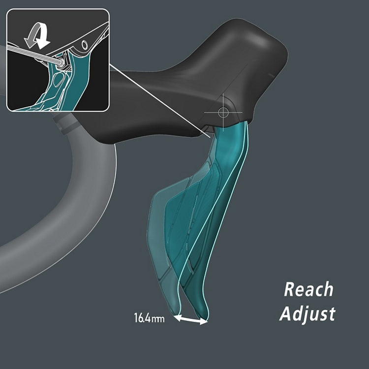 Shimano Dura-Ace Di2 STI Hydraulic Disc Brake Dual Control Lever Assembly, 2x12-Speed