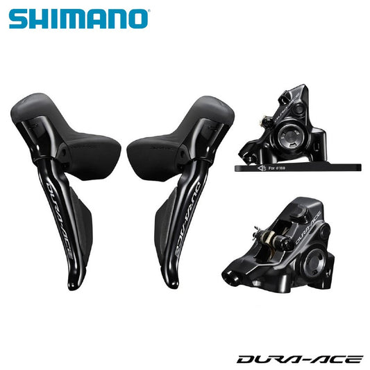 Shimano Dura-Ace Di2 STI Hydraulic Disc Brake Dual Control Lever Assembly, 2x12-Speed