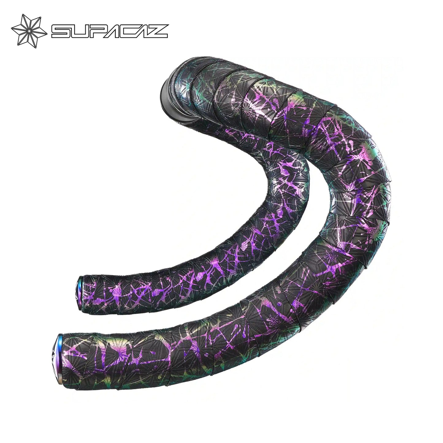 Supacaz Super Sticky Kush Splat Bar Tape - Oil Slick