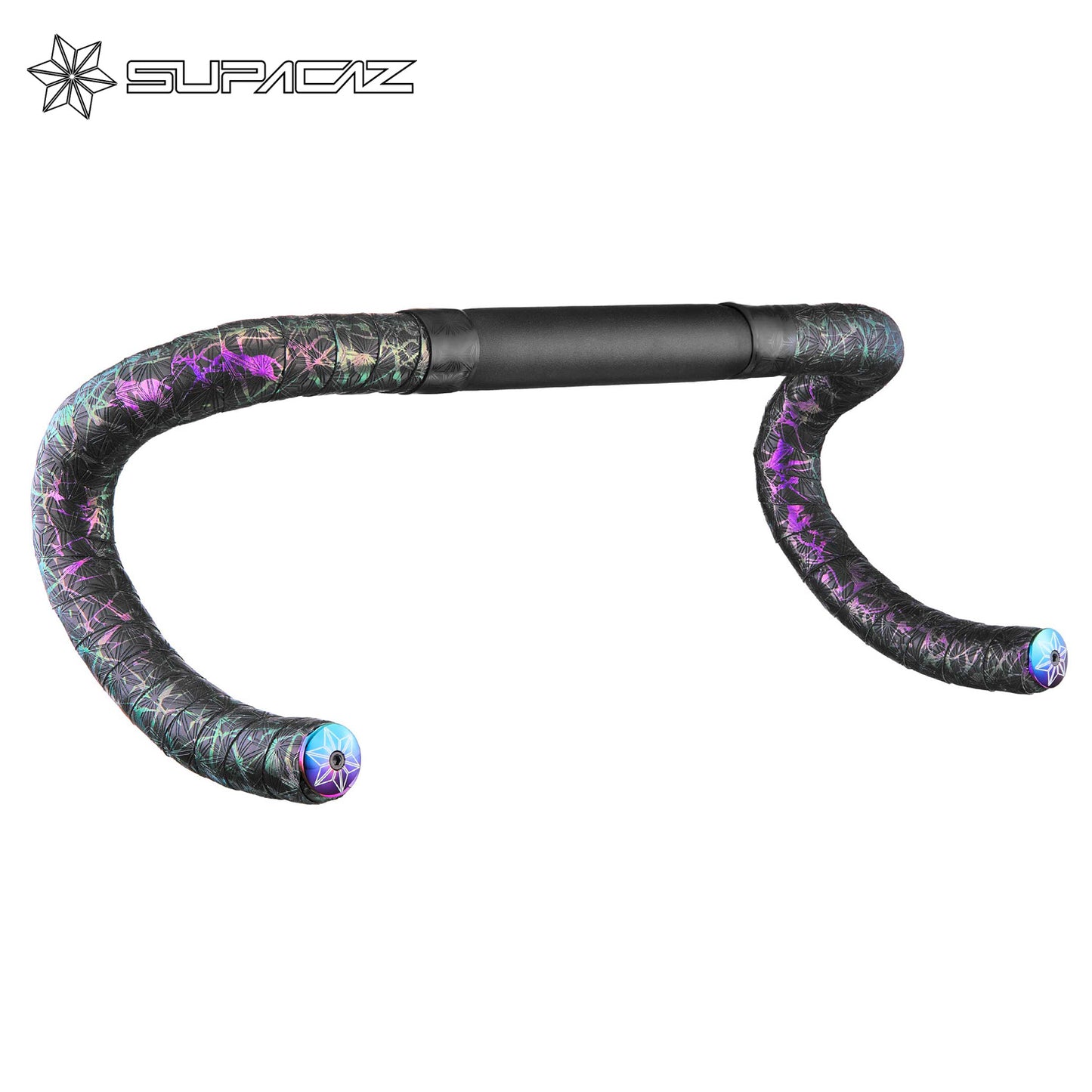 Supacaz Super Sticky Kush Splat Bar Tape - Oil Slick