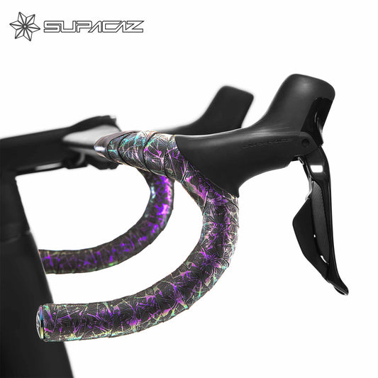 Supacaz Super Sticky Kush Splat Bar Tape - Oil Slick