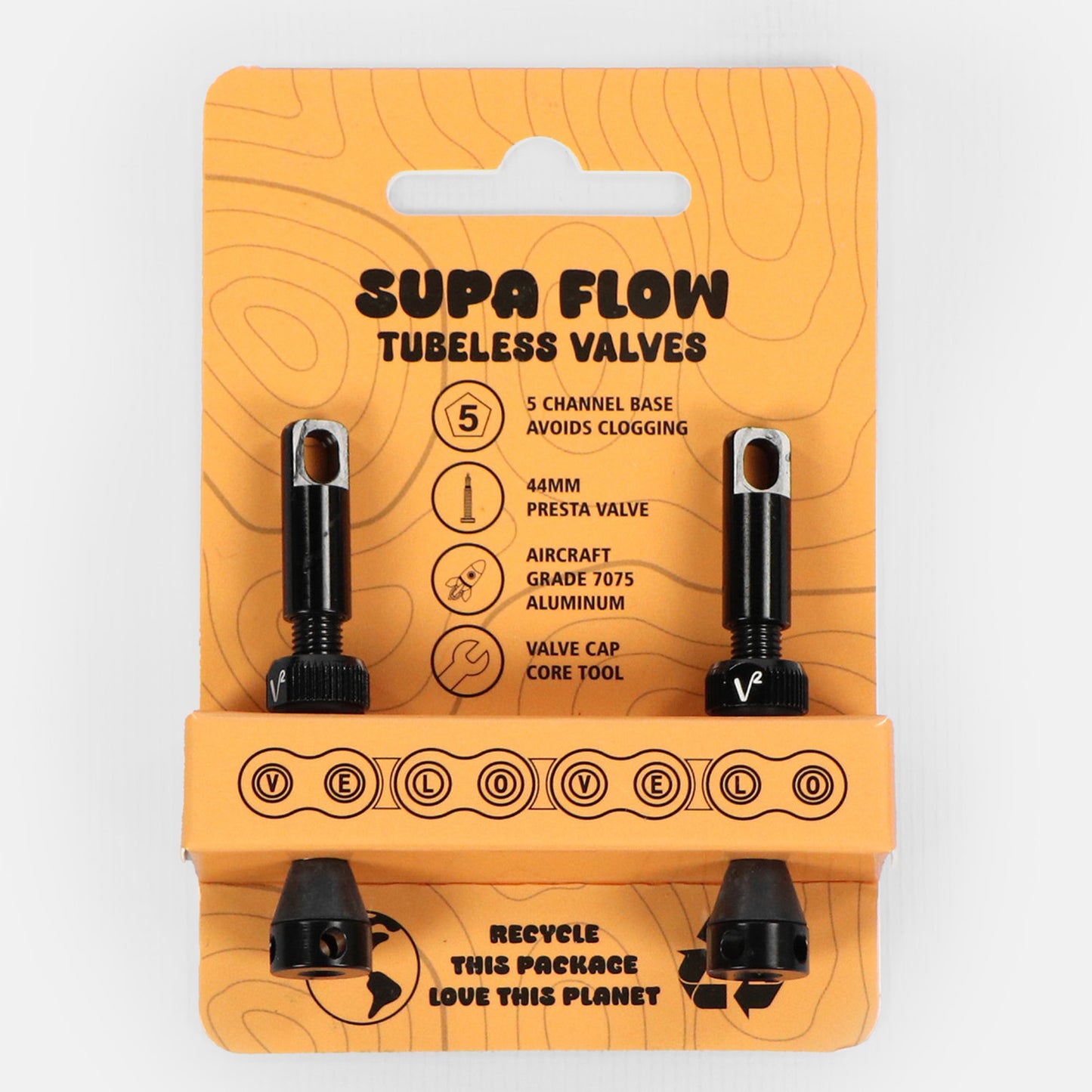 Supa Flow Tubeless Valves (2pcs) - Black