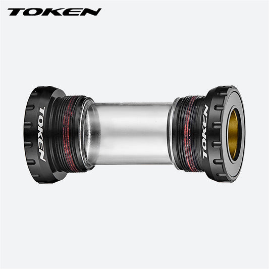 Token TK878EX Integrated Premium Sealed 68mm Bottom Bracket - Black