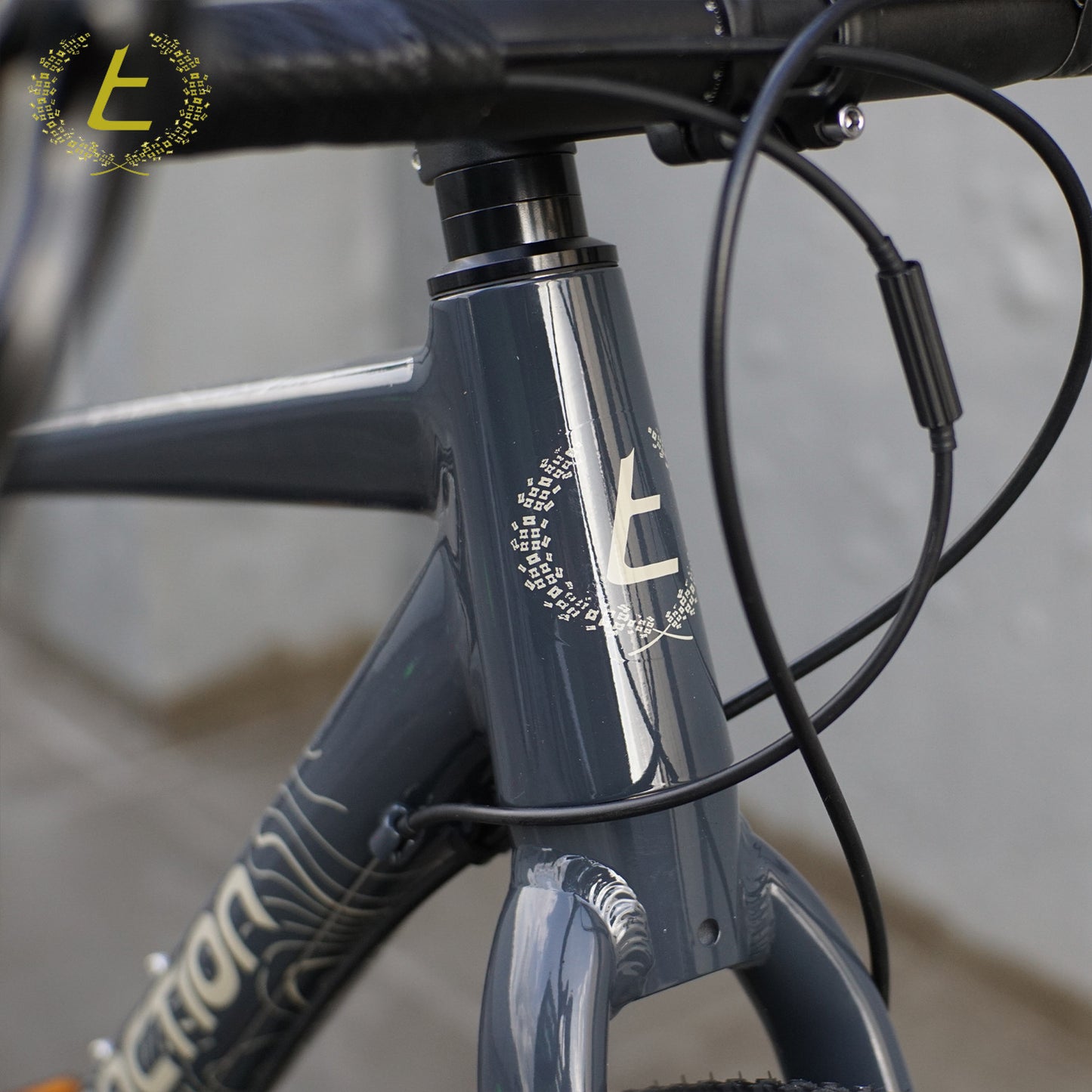 Traction Gritt EXP Gravel Frameset Bike - Blue