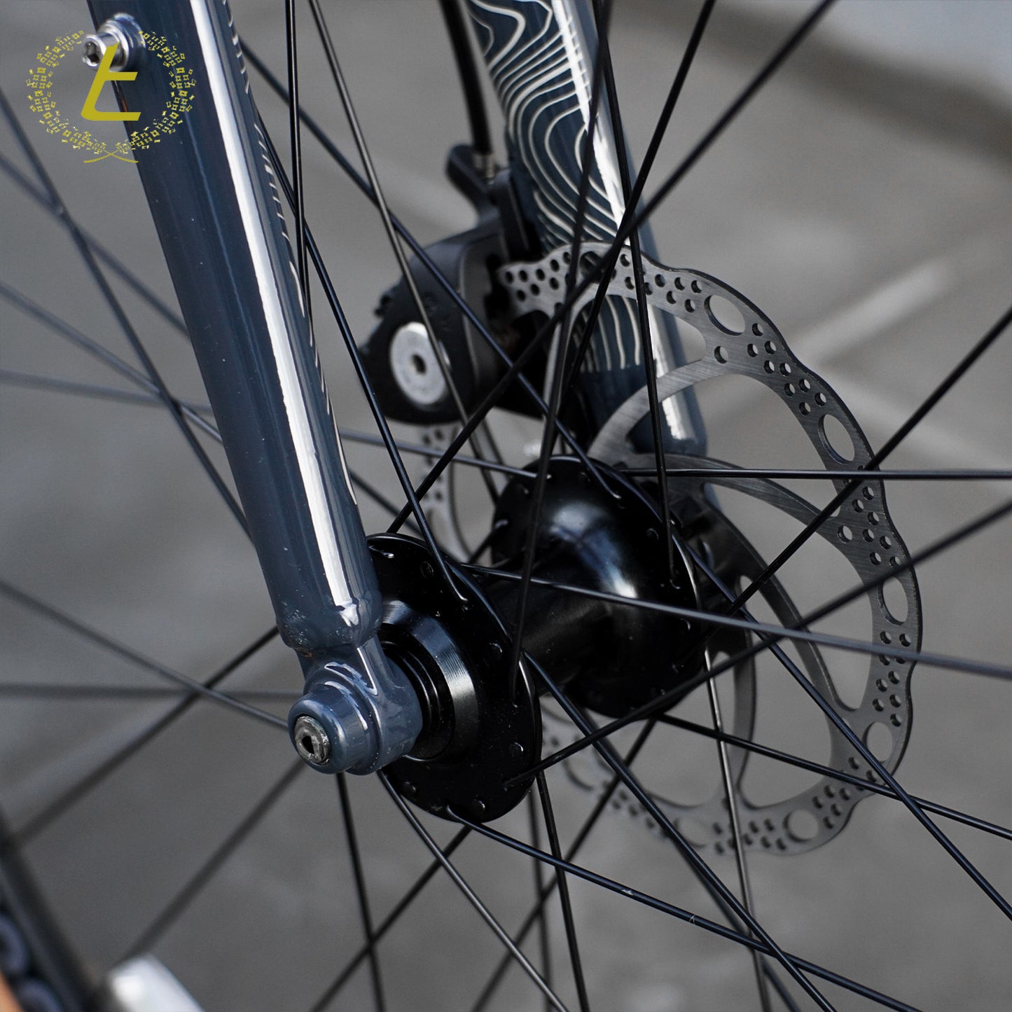 Traction Gritt EXP Gravel Frameset Bike - Blue