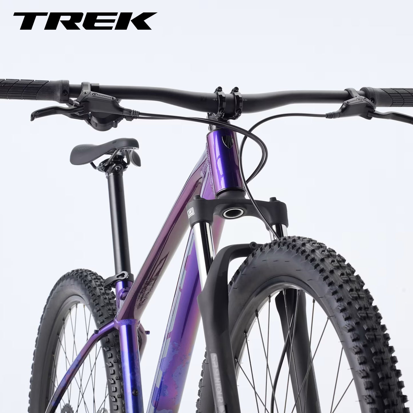 TREK Marlin 4 Gen 3 Cross Country Mountain Bike - Purple Flip/Black Fade