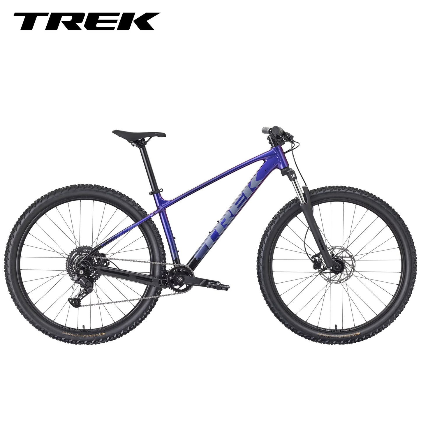 TREK Marlin 4 Gen 3 Cross Country Mountain Bike - Purple Flip/Black Fade