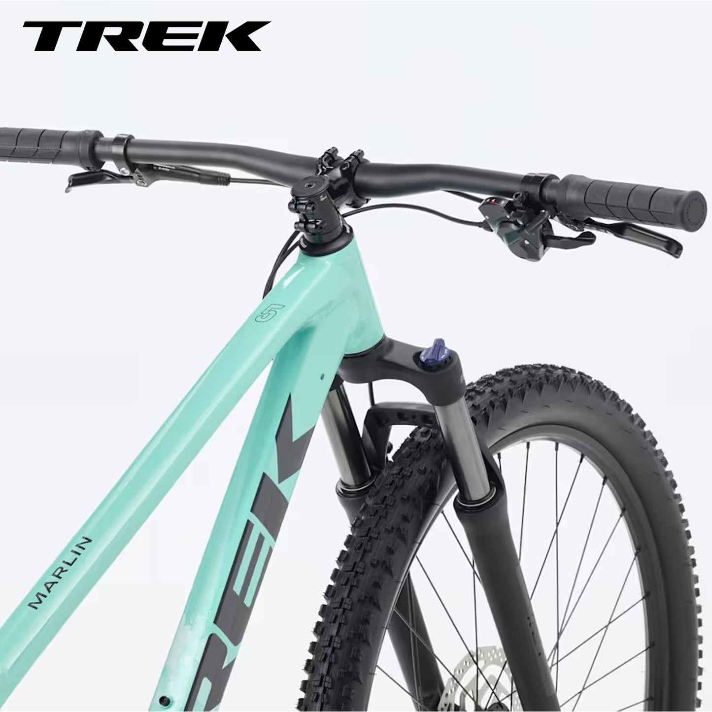 TREK Marlin 5 Gen 3 Cross Country Mountain Bike - Miami Green/Dark Aquatic Fade