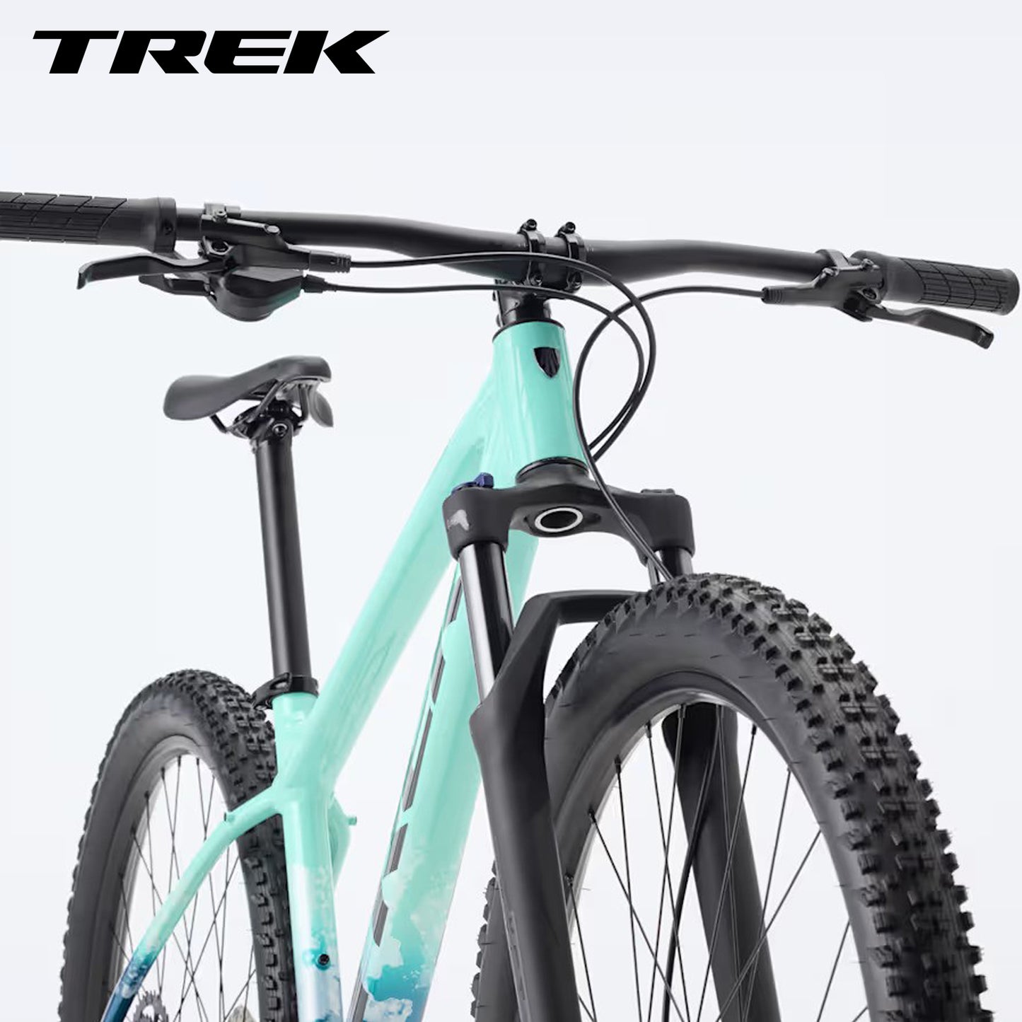 TREK Marlin 5 Gen 3 Cross Country Mountain Bike - Miami Green/Dark Aquatic Fade