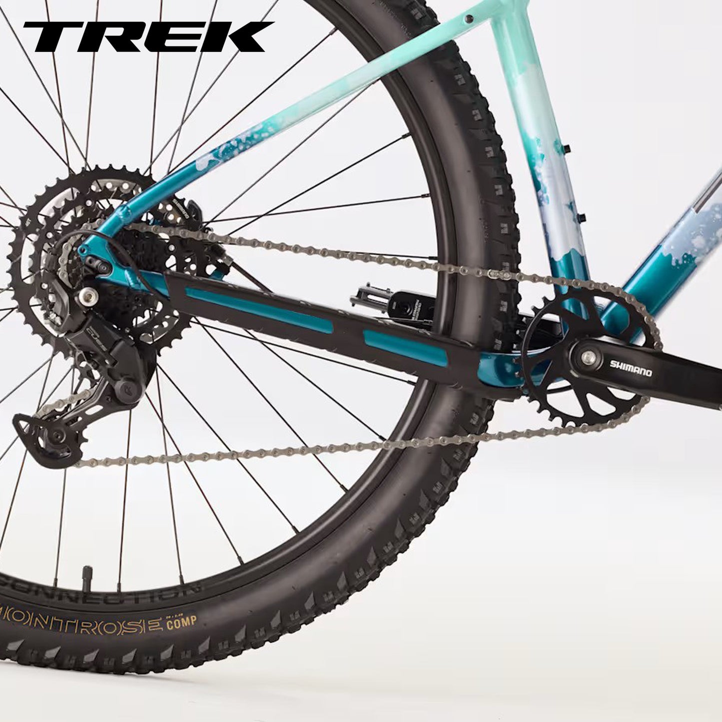 TREK Marlin 5 Gen 3 Cross Country Mountain Bike - Miami Green/Dark Aquatic Fade