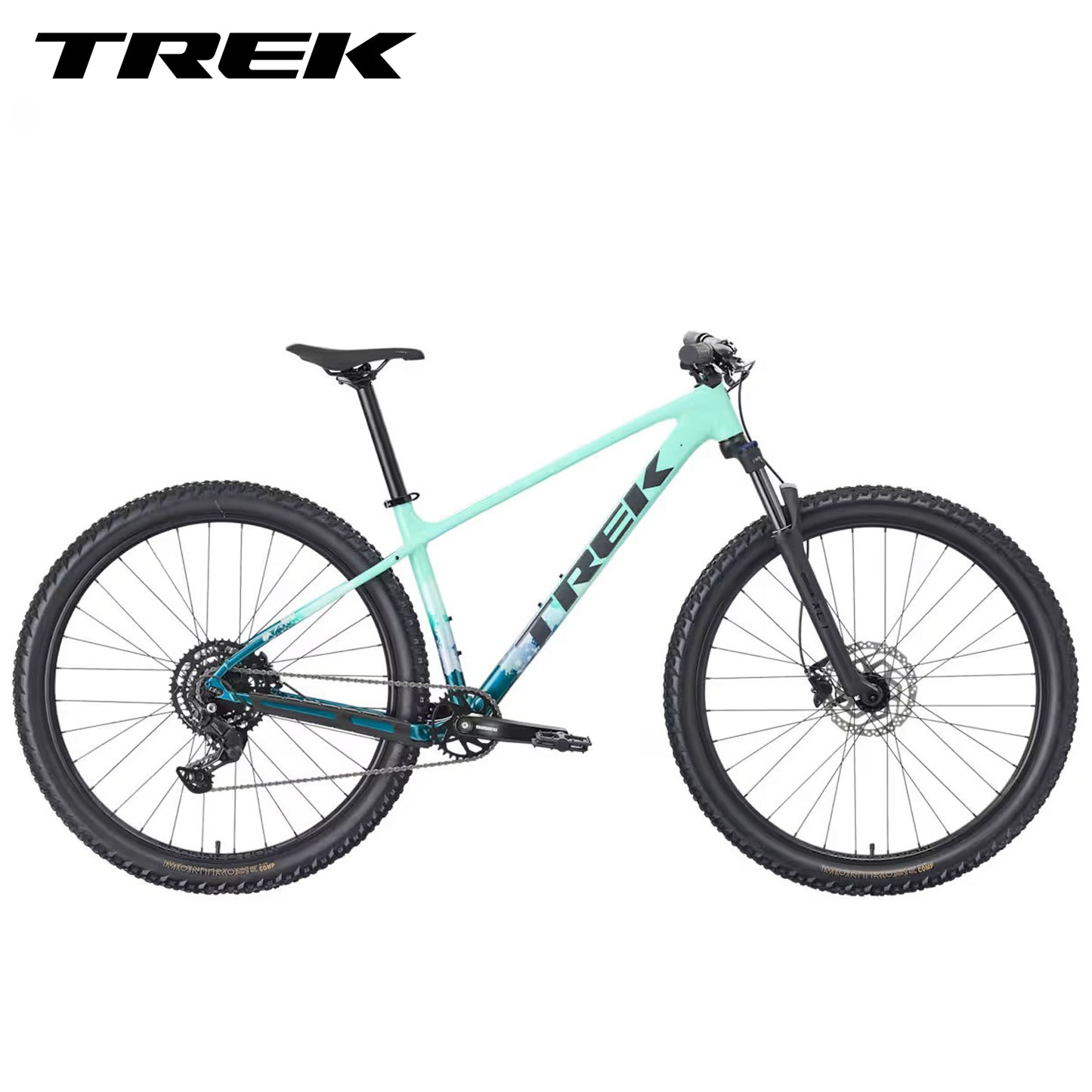 TREK Marlin 5 Gen 3 Cross Country Mountain Bike - Miami Green/Dark Aquatic Fade