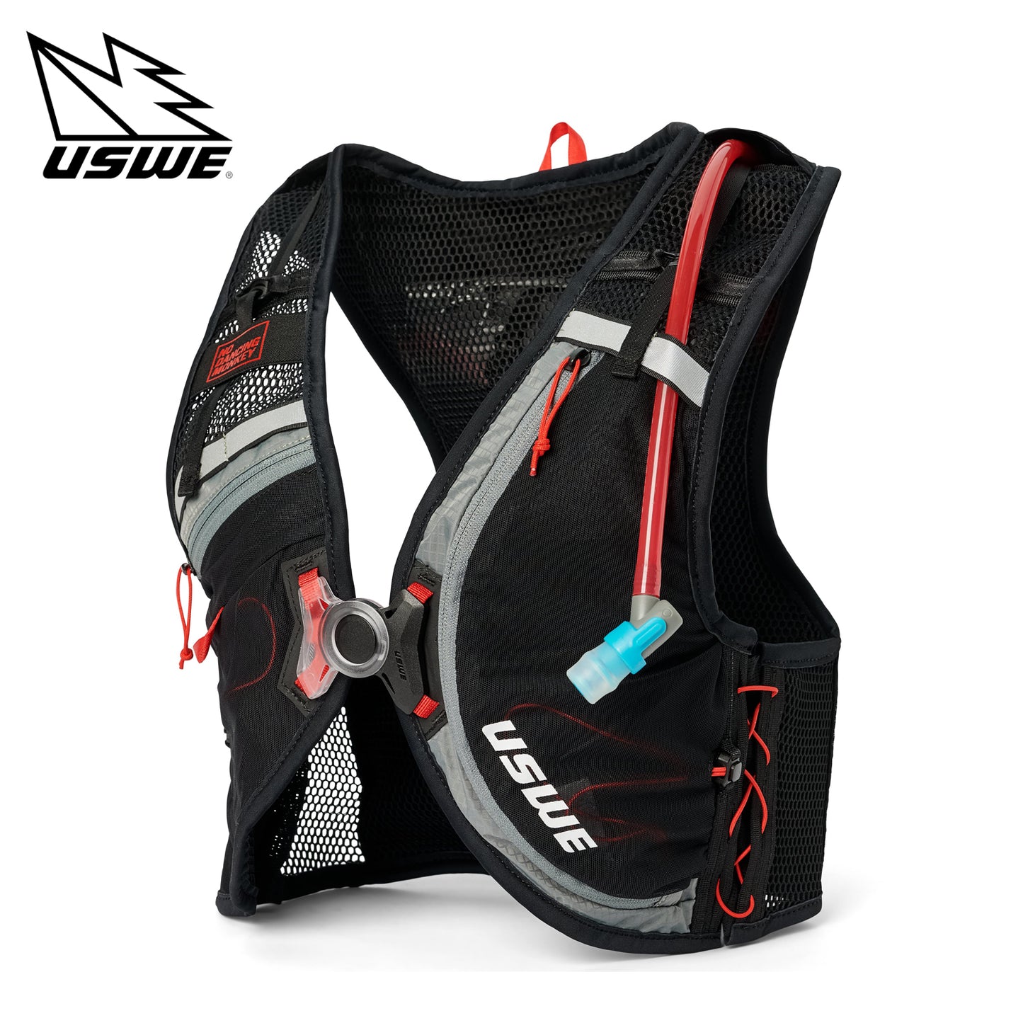 USWE Rush 8L MTB Gravel Hydration Vest - Black