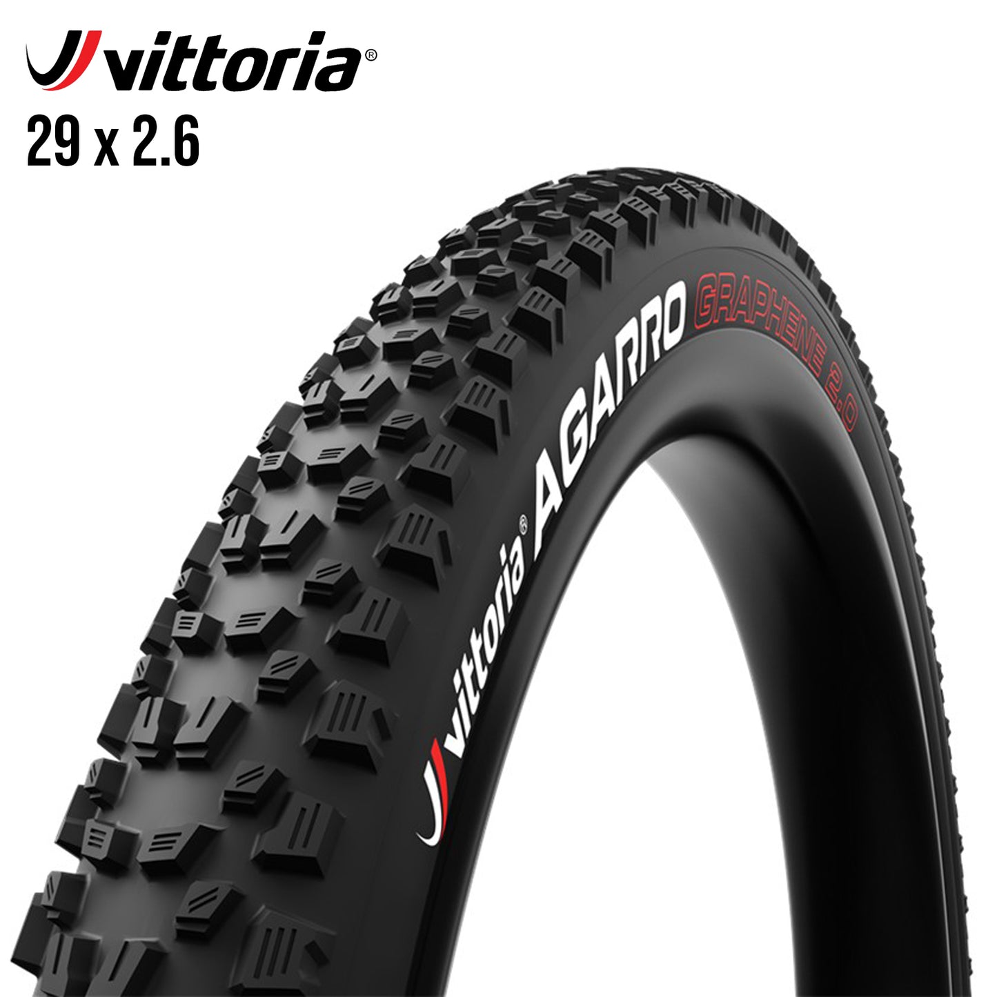 Vittoria Agarro MTB Trail Tire 29er Tubeless TNT - Grey / Anthracite