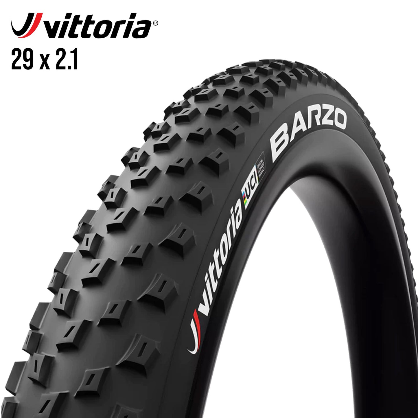 Vittoria Barzo MTB All-Rounder / XC UCI-Licensed Tubeless Ready Tire 29er - Black