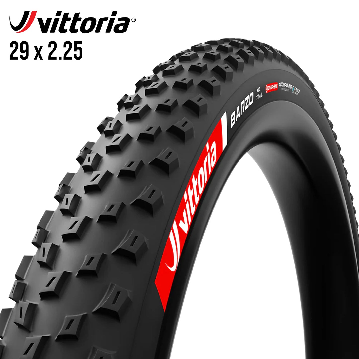 Vittoria Barzo XC Trail MTB 29er Tubeless-Ready Tire - Black