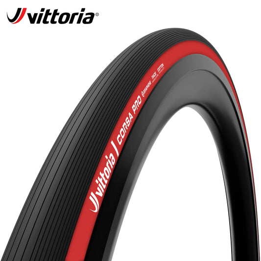 Vittoria Corsa Pro Tubeless TLR Bike Tire - Red