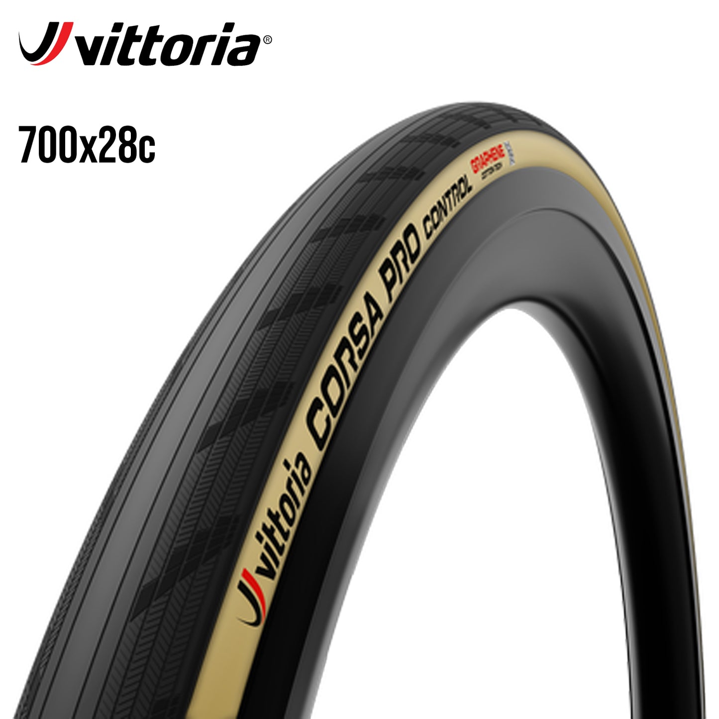 Vittoria Corsa Pro Control Tubeless TLR Bike Tire - Tan